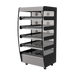 Flexeserve 38 3/10" Self Service Floor Model Heated Display Case - (5) Shelves, 208v (5T-1000C)-cityfoodequipment.com
