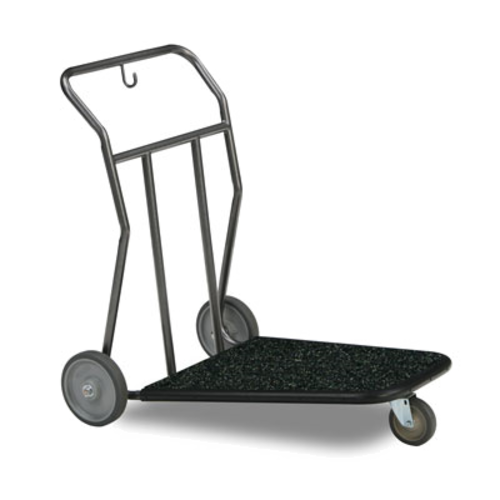 Forbes Industries Self Serve Luggage Cart w/ Utility Hook & Vinyl Bumper - 37"L x 28"W x 37"H, Steel (1575)-cityfoodequipment.com