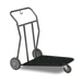 Forbes Industries Self Serve Luggage Cart w/ Utility Hook & Vinyl Bumper - 37"L x 28"W x 37"H, Steel (1575)-cityfoodequipment.com