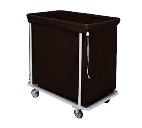 Forbes Industries Laundry Cart w/ (12) Bushel Capacity - Black Cloth Bag, Steel Frame (1112)-cityfoodequipment.com