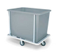 Forbes Industries Laundry Cart w/ (12) Bushel Capacity & Black Vinyl Bumper - Plastic Tub, Steel Frame (1179-B)-cityfoodequipment.com