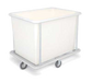 Forbes Industries Laundry Cart w/ (16) Bushel Capacity & Black Vinyl Bumper - Plastic Tub, Steel Frame (1181-B)-cityfoodequipment.com