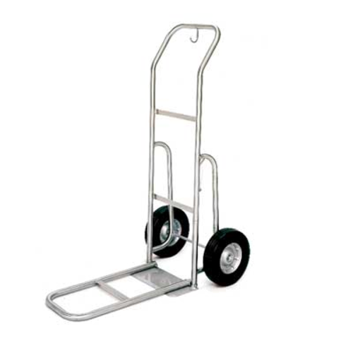 Forbes Industries Standard Bellman's Handtruck w/ 24" Dropnose - Brushed Stainless Steel (1550)-cityfoodequipment.com