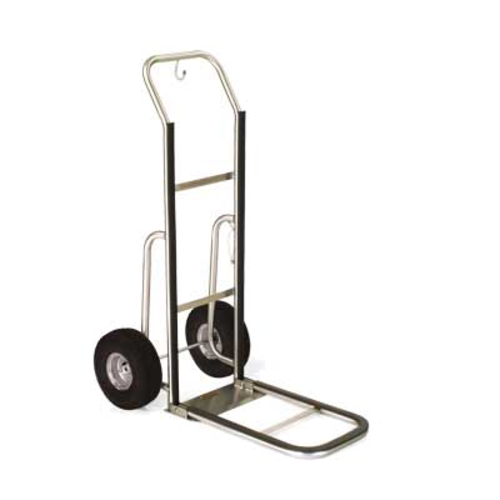 Forbes Industries Standard Bellman's Handtruck w/ 24" Dropnose - Brushed Stainless Steel (1552)-cityfoodequipment.com
