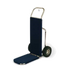 Forbes Industries Bellman's Handtruck w/ 23 1/2" Fold Up Dropnose & Wrap Around Carpet - Polished Steel (1555-CK-PS)-cityfoodequipment.com