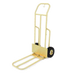 Forbes Industries Bellman's Handtruck w/ 29" Fold Up Dropnose - Brushed Brass (1566)-cityfoodequipment.com