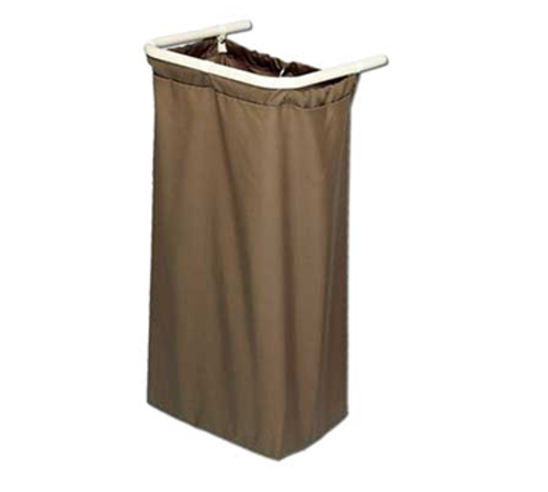 Forbes Industries Housekeeping Bag w/ Loops & Snaps - 18"W x 12"D x 30"L, Nylon, Brown (19-NL)-cityfoodequipment.com