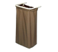 Forbes Industries Housekeeping Bag w/ Loops & Snaps - 18"W x 12"D x 30"L, Nylon, Brown (19-NL)-cityfoodequipment.com
