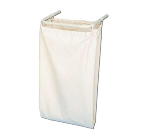 Forbes Industries Housekeeping Bag w/ Loops & Snaps - 18"W x 12"D x 36"L, Cloth, Natural (20-LS)-cityfoodequipment.com