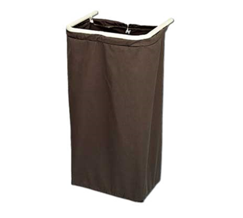Forbes Industries Housekeeping Bag w/ Loops & Snaps - 18"W x 12"D x 26"L, Cloth, Brown (21-CL)-cityfoodequipment.com