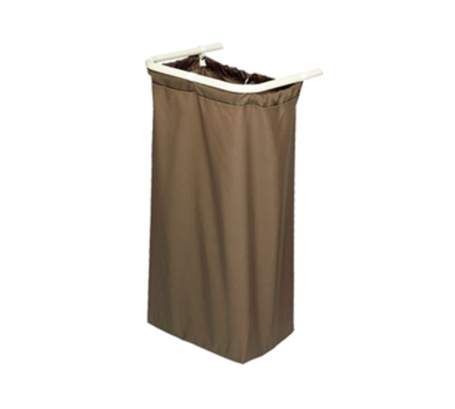 Forbes Industries Housekeeping Bag w/ Loops & Snaps - 18"W x 12"D x 26"L, Nylon, Brown (21-NL)-cityfoodequipment.com