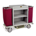 Forbes Industries Housekeeping Cart w/ (2) Shelves & (2) Bags - 30"L x 19"W x 33"H, Plastic (2200-33)-cityfoodequipment.com