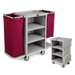 Forbes Industries Housekeeping Cart w/ (3) Shelves & (2) Bags - 24"L x 19"W x 36"H, Plastic (2292)-cityfoodequipment.com