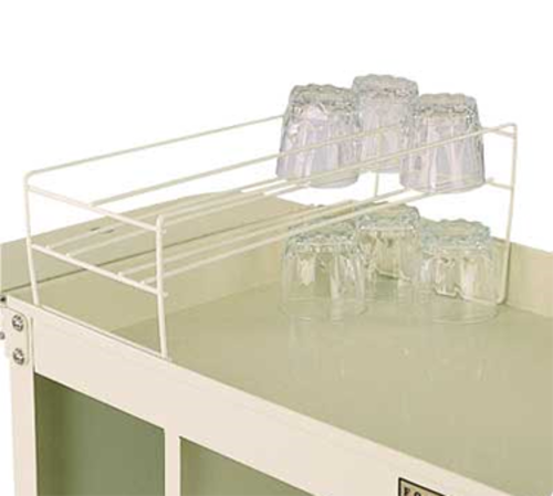Forbes Industries Glass Rack - Vinyl Dipped, Beige (2331-B)-cityfoodequipment.com