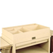 Forbes Industries Top Tray Organizer w/ (5) Divided Compartments for 30"W x 19"D Plastic Cabinets (2334-PB)-cityfoodequipment.com