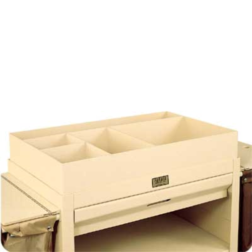 Forbes Industries Top Tray Organizer w/ (5) Divided Compartments for 18"W x 18"D Plastic Cabinets (2334-PC)-cityfoodequipment.com