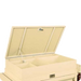 Forbes Industries Top Tray Organizer w/ Lid & (5) Divided Compartments for 30"W x 19"D Plastic Cabinets (2356-PB)-cityfoodequipment.com
