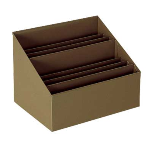 Forbes Industries 7 Slot Stationery Organizer - 11 3/4"W x 8 1/2"D x 8 3/4"H, Painted (2357)-cityfoodequipment.com