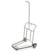 Forbes Industries Luggage Cart Truck w/ Brushed Steel Frame & Garment Hanger Bar - 28"W x 37"D x 71 1/4"H (1573-SS-HB)-cityfoodequipment.com