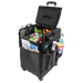 Forbes Industries In Room Rolling Housekeeping Cart w/ Handle - 20"L x 16"W x 28 3/4"H, Nylon, Black (2088)-cityfoodequipment.com