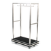 Forbes Industries Luggage Cart w/ 44"L x 25 1/2"W x 72"H, Brushed Steel (2505DB-SS)-cityfoodequipment.com