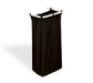 Forbes Industries Housekeeping Bag w/ Loops & Snaps - 18"W x 12"D x 26"L, Nylon, Black (21-NL-E)-cityfoodequipment.com