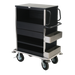 Forbes Industries Housekeeping Cart w/ (3) Shelves - 40"L x 24"W x 52 1/4"H, Plastic (2281)-cityfoodequipment.com