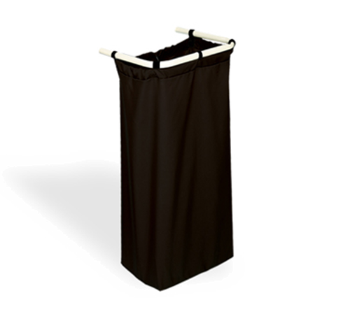 Forbes Industries Housekeeping Bag w/ Loops & Snaps - 18"W x 12"D x 36"L, Nylon, Black (20-NL-E)-cityfoodequipment.com
