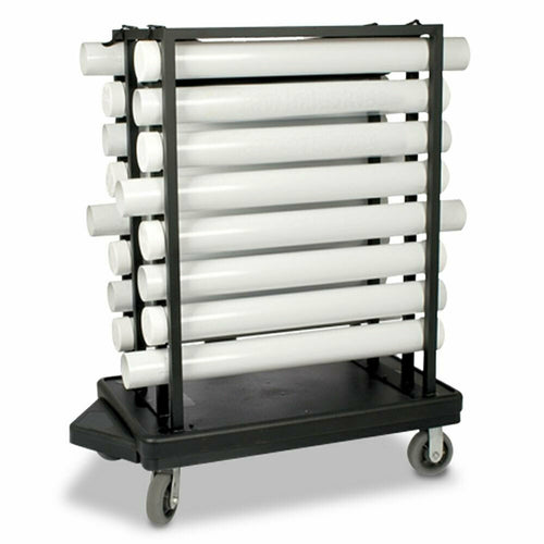 Forbes Industries Transport Cart for Stanchions - 50"L x 25"W x 57"H, Steel (2799)-cityfoodequipment.com