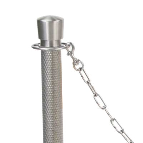 Forbes Industries 5 ft Stainless Steel Chain w/ Snap Hooks (2788-5)-cityfoodequipment.com