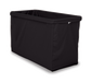Forbes Industries Drawstring Laundry Bag w/ Square Bottom for 1120 Laundry Cart - Cloth, Black (31-CL-E)-cityfoodequipment.com