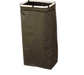 Forbes Industries Housekeeping Bag w/ Loops & Snaps - 18"W x 12"D x 26"L, Poly Vinyl, Brown (43-T)-cityfoodequipment.com