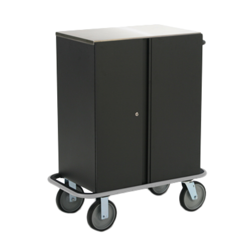 Forbes Industries Liquor Transfer Cart w/ (2) Doors & (3) Shelves - 39"L x 22"W x 47"H, Steel (4410)-cityfoodequipment.com