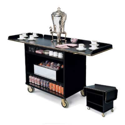 Forbes Industries Coffee/Beverage Cart w/ (3) Shelves & (2) Drop Leaves - Laminate (4790)-cityfoodequipment.com