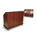 Forbes Industries Mobile Bar w/ (1) Sink & (2) Speed Rails - 62"L x 26"W x 48 1/2"H, Laminate (4847-5)-cityfoodequipment.com