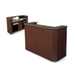 Forbes Industries 60" Portable Bar w/ Laminate Cabinet & Corian Countertop - 28"D x 46"H (4878-5)-cityfoodequipment.com