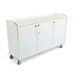 Forbes Industries Mobile Back Bar w/ (3) Locking Doors - 72"L x 23"W x 40 1/2"H, Laminate (4882)-cityfoodequipment.com