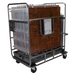 Forbes Industries Transport Cart for Outlok® and Florlok® Dance Floors - 15 ft x 15 ft Panel Capacity, Steel (3298)-cityfoodequipment.com