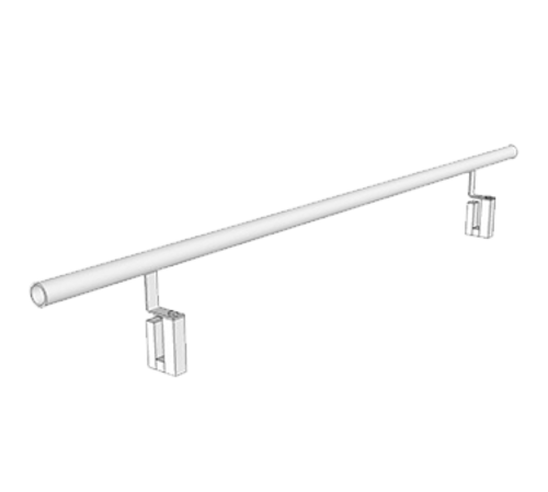 Forbes Industries 5 ft Chair/Table Stops - Steel, Black (4185-5)-cityfoodequipment.com