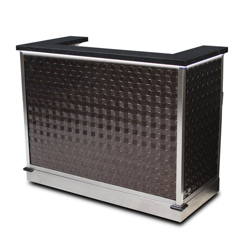 Forbes Industries 60" Portable Bar w/ Avonite Countertop - 31 1/2"D x 48 1/4"H (4866L-5-AVONITE)-cityfoodequipment.com