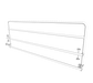 Forbes Industries Steel Guard Rail - 8'L x 28"H, Black (4170-8)-cityfoodequipment.com
