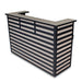 Forbes Industries 72" Portable Bar w/ Laminate Cabinet & Countertop - 26"D x 48"H (4867-6)-cityfoodequipment.com