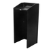 Forbes Industries Portable Folding Podium - 21"L x 18"W x 45"H, Laminate, Black (5898)-cityfoodequipment.com