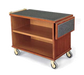 Forbes Industries Room Service Cart w/ (1) Shelf & Drop Leaf - 41 1/2"L x 22"W x 32"H, Wood (5565)-cityfoodequipment.com