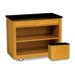 Forbes Industries Room Service Cart w/ (1) Shelf & (2) Drawers - 38"L x 21"W x 31 1/2"H, Wood (5566)-cityfoodequipment.com
