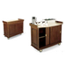 Forbes Industries Beverage Cart w/ (2) Sliding Doors & Avonite Top - Wood Veneer (5759)-cityfoodequipment.com