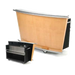 Forbes Industries Mobile Bar w/ (1) Sink & (1) Speed Rail - 79-1/4"L x 31-1/2"W x 43-1/2"H, Wood w/ Avonite Top (5780-6)-cityfoodequipment.com