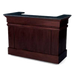 Forbes Industries Mobile Bar w/ (1) Sink & (2) Speed Rails - 56"L x 30"W x 48"H, Wood Veneer w/ Avonite Top (5781-5)-cityfoodequipment.com