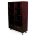 Forbes Industries Mobile Back Bar w/ (2) Drawers & (8) Open Sections - 48"L x 18"W x 72"H, Wood Veneer (5795)-cityfoodequipment.com