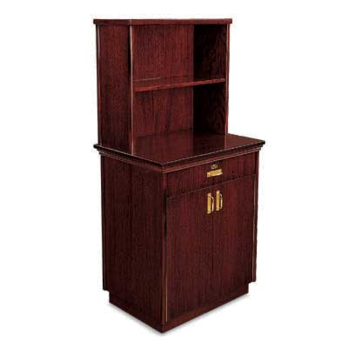 Forbes Industries 22"W Waiter's Station w/ Top Hutch - Wood Veneer, 62"H (5980)-cityfoodequipment.com